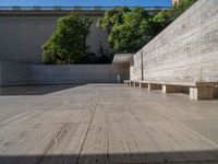 Straight Road in Barcelona: A Clear Sky Above