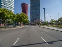 Barcelona's Straight Road: An Urban Cityscape