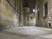 Barcelona Street Light: Illuminating Gothic Architecture