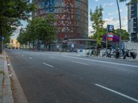 Barcelona Urban Landscape at Dawn