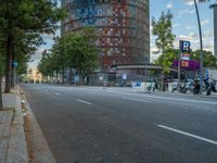 Barcelona Urban Landscape at Dawn