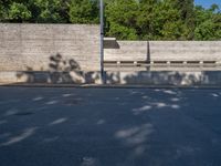 Barcelona's Urban Landscape: Road and Hard Shadow