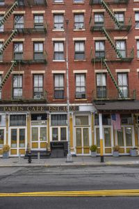 an old building with a sign on it says the barga grill place, which is the oldest in the area