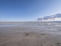 Utah Coastal Beach Landscape with Clear Sky