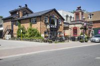 Beautiful Suburban Neighborhood with Clear Sky