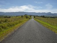 Bega Valley Australia: Straight Road Landscape 002