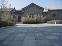 Beijing's Urban Plaza: A Clear Sky Oasis