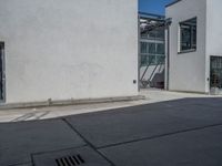 Berlin Alley-Way: Modern Architecture and Shadows