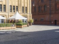 Berlin Architecture: A Brick Building in the City