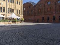 Berlin Architecture: A Brick Building in the City