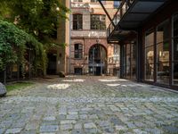 Berlin Architecture: Brick Building and City Life