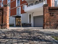 Berlin Architecture: Brick Facade and Urban Life 001