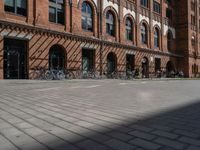 Berlin Architecture: Brick Wall and Shadow