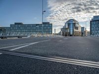 Berlin Architecture at Dawn: A Clear Sky