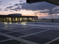 Berlin Architecture at Dawn: Parking Deck 001