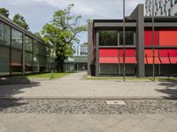 Berlin Architecture: A Building Surrounded by Trees