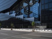 Berlin Architecture: Futuristic Glass Facade in the City