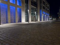 Berlin Architecture: A Modern City at Night