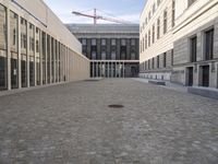 Berlin, Germany: Modern Architecture on Cobbled Streets