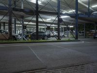 Berlin Architecture: Night View of Roads