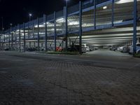 Berlin Architecture: Night View of Roads