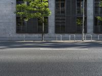 Berlin Architecture: Road Through a Residential Area