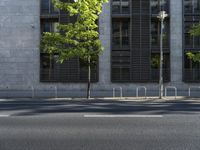 Berlin Architecture: Road Through a Residential Area