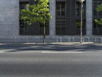 Berlin Architecture: Road Through a Residential Area