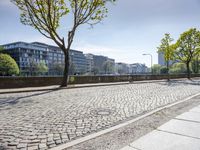 Berlin Architecture: Urban Wall Under Clear Sky