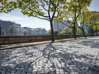 Berlin Architecture: Urban Wall Under Clear Sky