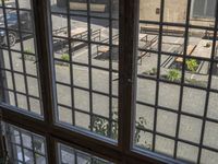 Berlin Architecture: Window View of the City Buildings