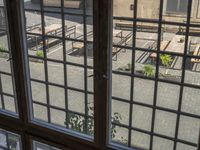 Berlin Architecture: Window View of the City Buildings