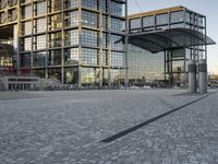 Berlin Business District with Glass Walled Building 001