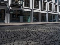 Berlin Business District: A Hard Shadow on an Office Building