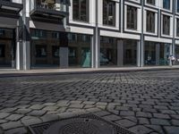 Berlin Business District: A Hard Shadow on an Office Building