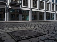 Berlin Business District: A Hard Shadow on an Office Building