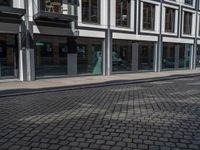 Berlin Business District: A Hard Shadow on an Office Building