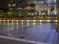 Night Lights in Berlin's Business District