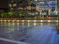 Night Lights in Berlin's Business District