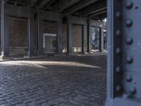 Berlin City Architecture with Concrete Bridge and Underpass