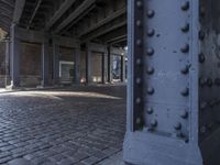 Berlin City Architecture with Concrete Bridge and Underpass