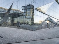 Berlin City Architecture Glass Facade 003