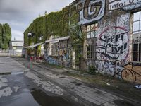 Berlin city architecture under grey sky