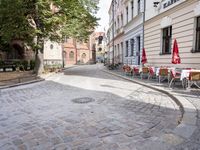 Berlin City Architecture: Urban Walkway