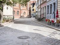 Berlin City Architecture: Urban Walkway