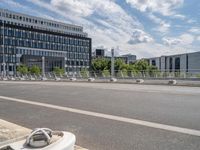 Berlin City: Asphalt Road under a Clear Sky