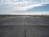 Berlin City: Asphalt Road and Urban Landscape