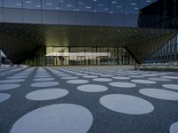 Berlin City at Dawn: Blue Tiles and Modern Architecture