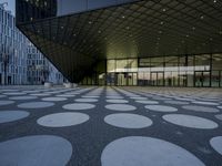 Berlin City at Dawn: Blue Tiles and Modern Architecture