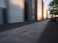 Berlin City at Dawn: Road Architecture